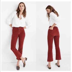 Madewell | Rust colored, corduroy cali Demi boot